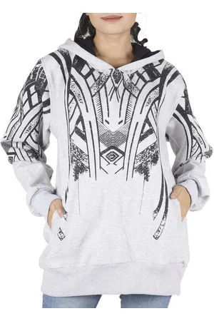 GURU-SHOP Langjacke Goa Festival Hoody mit Tribal Print,.. alternative Bekleidung - Verkäufer: