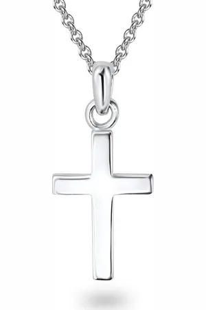 Rafaela Donata Silberkette Halskette aus 925 Sterling Silber, mit Kreuz - Verkäufer: Juvalia