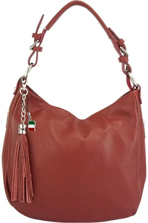 Florence Shopper D2OTF134X Hobo-Bag Schultertasche colore (Schultertasche, Shopper), Damen Tasche Echtleder , Made-In Italy - Verkäufer: Fit4Style Silberschmuck - IMPPAC