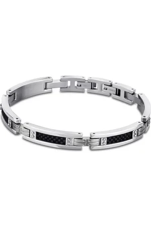 Lotus Edelstahlarmband Armband schwarz silber (Armband), Armbänder für Herren Edelstahl (Stainless Steel) - Verkäufer: Fit4Style Silberschmuck - IMPPAC