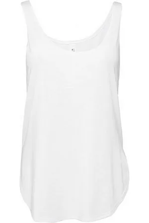 Bella Tanktop 1er / 2er-Pack sommerliches, ärmelloses Damen Shirt / Tank Top mit weiter Passform (1-tlg) U-Ausschnitt, Seitenschlitze - Verkäufer: witoru