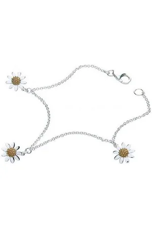 Daisy London Armband Vintage, aus 925er Sterling-Silber, Silber, Karabiner, 17cm lang - Verkäufer: Gigandet