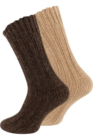 Cotton Prime® Socken Unisex Alpakasocken (4-Paar) ökologisch gefärbt und vorgewaschen Cottonprime