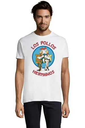 Blondie & Brownie T-Shirt Herren Los Pollos Hermanos Saul Logo Print - Verkäufer: Hubihu