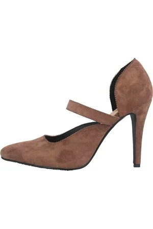 Andres Machado AM5533 Ante Taupe Pumps - Verkäufer: schuhplus - Schuhe in Übergrößen