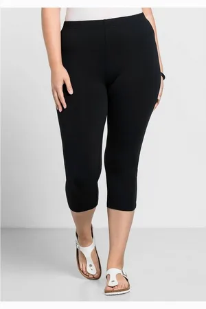 Sheego Leggings Große Größen in Capri-Länge