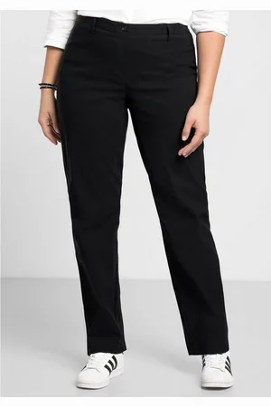 Sheego Stretch-Hose Große Größen mit schmalem Bund