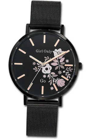 GO Girl Only Quarzuhr Edelstahl Damen Uhr 695912, (Analoguhr), Damenuhr mit Edelstahlarmband, rundes Gehäuse, mittel (ca. 35mm), Fash - Verkäufer: Fit4Style Silberschmuck - IMPPAC