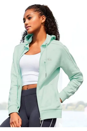 H.I.S Sweatjacke mit Piping an den Ärmeln, Loungeanzug