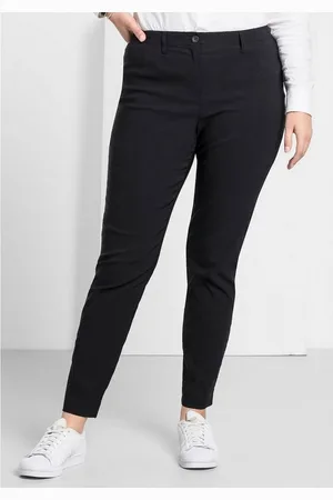 Sheego Stretch-Hose Große Größen knitterarm und pflegeleicht