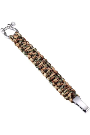 DonDon Armband Herren Survivalarmband Paracord Outdoor Armband geflochten (Packung, 1-tlg), Herren-Survivalarmband, Paracord, Outdoor-Armband - Verkäufer: urban-styles