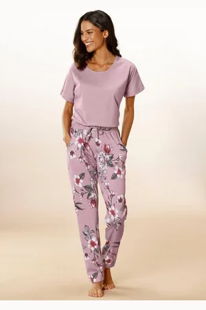 VIVANCE DREAMS Pyjama (2 tlg) mit Blumendruck