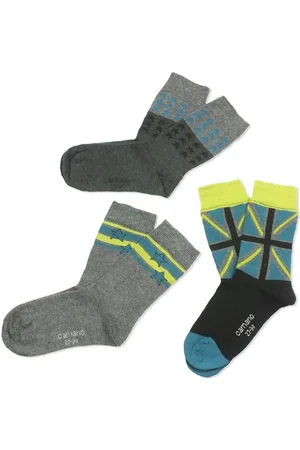 Camano Langsocken CA3831 (Packung, 3-Paar, 3 Paar) Kinder Socken, Jungen & Mädchen mit Baumwolle, Kindersocken - Verkäufer: chic4home