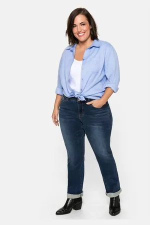 Sheego Gerade Jeans Große Größen mit Bodyforming-Effekt