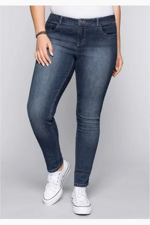 Sheego Stretch-Jeans Große Größen in schmaler Form