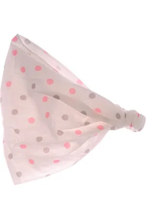 La Bortini Kopftuch Kopftuch Sommer Mütze für Baby Kinder Sommertuch Bandana mit Tupfen, aus reiner Baumwolle, in Creme, gepunktet - Verkäufer: A&O Baby-und Kindermoden