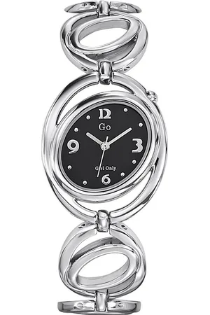 GO Girl Only Quarzuhr Damen Armbanduhr Edelstahlband, (Analoguhr), Damenuhr oval, klein (ca. 30mm), Edelstahlarmband silber, Elegant - Verkäufer: Fit4Style Silberschmuck - IMPPAC