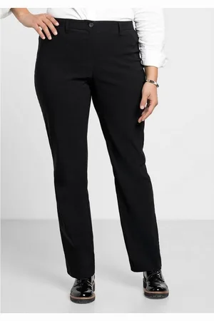 Sheego Stretch-Hose Große Größen »Die Bootcut« mit schmalem Bund