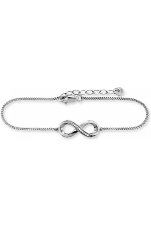 CAÏ Armband 925/- Sterling Silber Topas Infinity