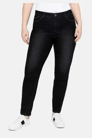 Sheego Stretch-Jeans Große Größen skinny, mit vorverlegter Teilungsnaht