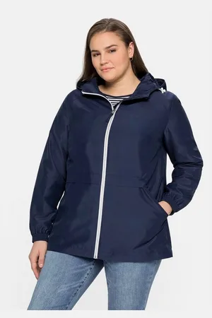 Sheego Outdoorjacke Große Größen aus wasserabweisender Microfaser