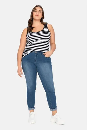 Sheego Stretch-Jeans Große Größen in schmaler Form