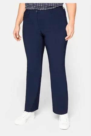 Sheego Stretch-Hose Große Größen »Die Bootcut« mit schmalem Bund