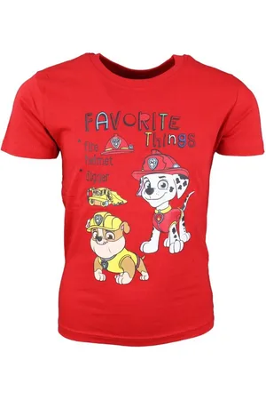 Paw Patrol Print-Shirt Marshall Rubble Kinder Jungen T-Shirt Gr. 98 bis 128, oder Grau - Verkäufer: WS-Trend
