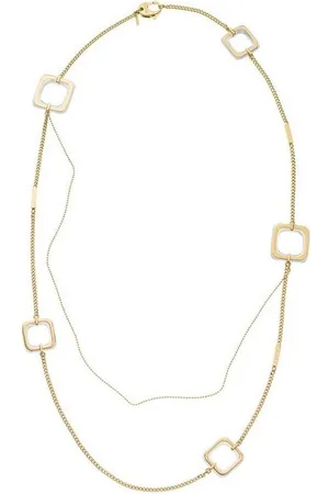 DKNY Collier Damen, aus Edelstahl, verschiedene Kettenarten, 80cm lang, Karabiner, Gold - Verkäufer: Gigandet