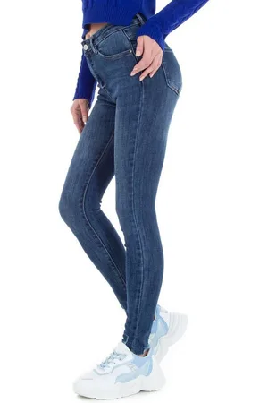 Ital-Design Skinny-fit-Jeans Damen Retro (78554492) Stretch Skinny Jeans in - Verkäufer: