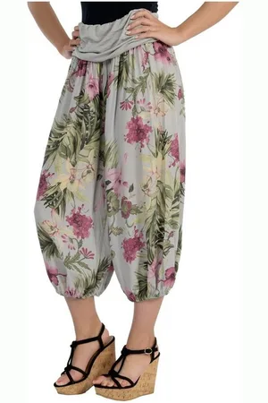 malito more than fashion Haremshose 8938 Aladinhose mit floralem Muster Einheitsgröße - Verkäufer: malito