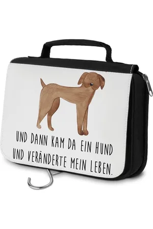 Mr. & Mrs. Panda Kulturbeutel Hund Dogge - - Geschenk, Hunde, Deutsche Dogge, Herren, Hundemam (1-tlg), Einzigartiges Design - Verkäufer: