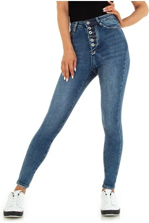 Ital-Design Skinny-fit-Jeans Damen Freizeit (78128502) Stretch Skinny Jeans in - Verkäufer: