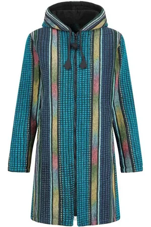 Kunst und Magie Langjacke Damen Gheri Jacke Kurzmantel Kapuze -Hippie Goa Boho Damen Mantel - Verkäufer: