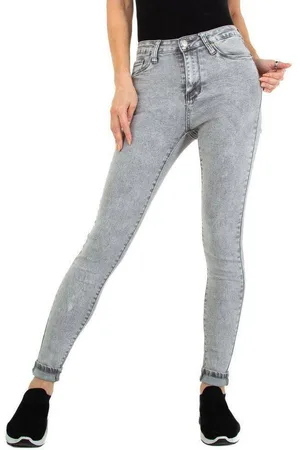 Ital-Design Skinny-fit-Jeans Damen Freizeit (76456143) Jeansstoff Stretch Skinny Jeans in - Verkäufer: