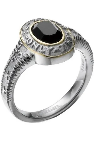 Diesel Fingerring Ring Damenring Gr.56/17,8 DX0162040508, aus Edelstahl, Silber, Größe: 56 (17,8mm) - Verkäufer: Gigandet