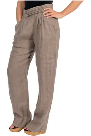 malito more than fashion Leinenhose 2727 bequemer und breiter Gummizug - Verkäufer: malito