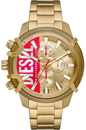 Diesel Chronograph GRIFFED DZ4595, Quarzuhr, Armbanduhr, Herrenuhr, Stoppfunktion, Edelstahlarmband