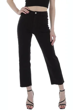 Ital-Design Relax-fit-Jeans Damen Freizeit Used-Look Stretch Relaxed Fit Jeans in - Verkäufer: