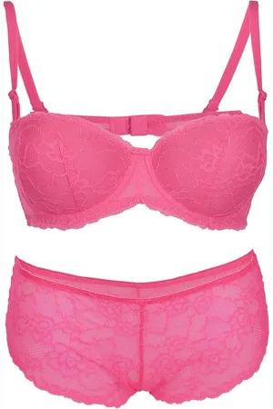familytrends Set: Push-up-BH (mit Hüftslip) mit Push Up-BH und Slip