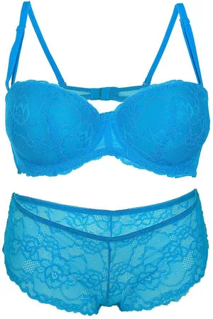 familytrends Set: Push-up-BH (mit Hüftslip) mit Push Up-BH und Slip
