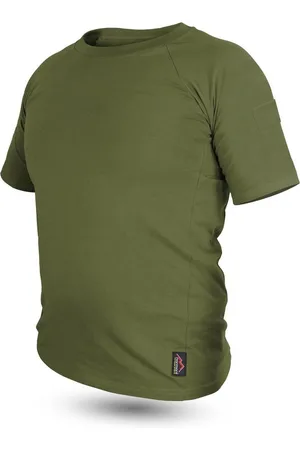 Normani Funktionsshirt Herren Taktisches T-Shirt Captain Kurzarm Kampfshirt mit Klettflächen - Sommer T-Shirt Paintball Shirt - Verkäufer: