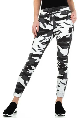 Ital-Design Skinny-fit-Jeans Damen Freizeit Used-Look Camouflage Stretch Skinny Jeans in - Verkäufer: