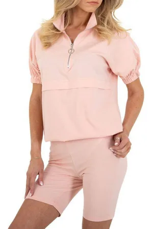 Ital-Design Freizeitanzug Damen Freizeit Hotpants, Stretch Jogging- & Freizeitanzug in - Verkäufer: