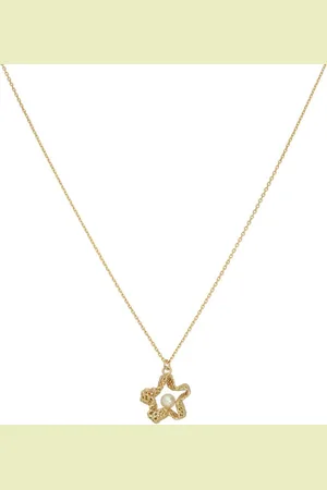 vivance collection Kette mit Anhänger star and pearl
