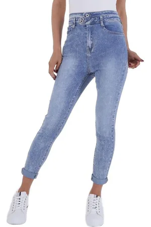 Ital-Design Skinny-fit-Jeans Damen Freizeit (79612906) Stretch Skinny Jeans in - Verkäufer: