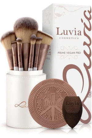 LUVIA Kosmetikpinsel-Set Prime Vegan Pro, 15 tlg.
