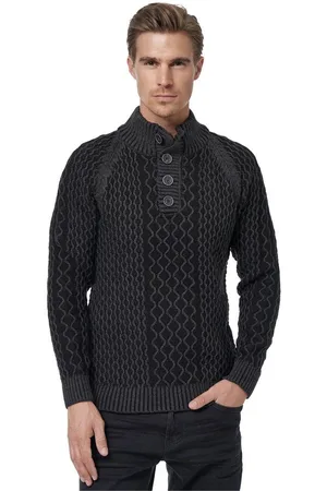 Rusty Neal Strickpullover in tollem Grobstrick-Design