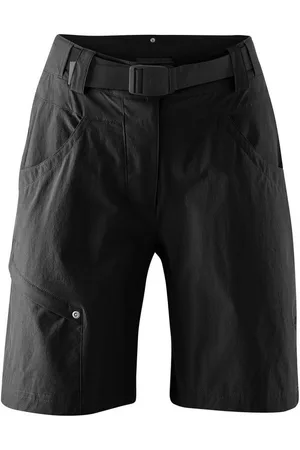 Gonso Fahrradhose Mira Basic kurze Damen Radhose mit Sitzpolster, wasserabweisend, inkl. Gürtel