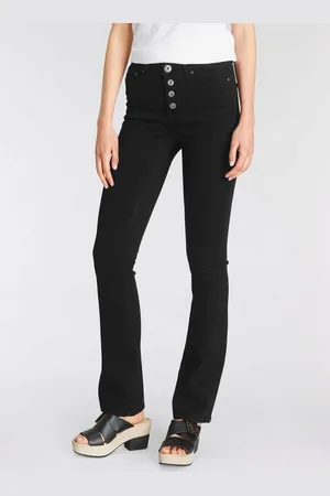 ARIZONA Bootcut-Jeans Ultra Stretch hohe Leibhöhe, ausgestellte Beinform